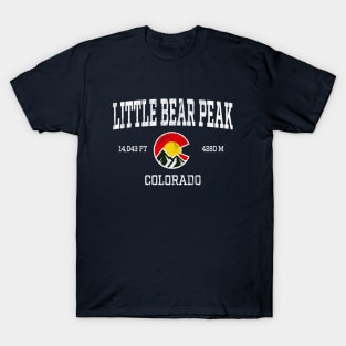 Little Bear Peak Colorado 14ers Vintage Athletic Mountains T-Shirt